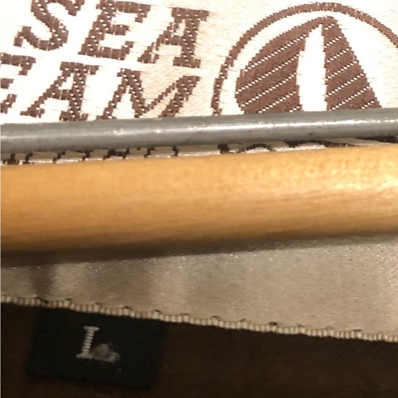 Men’s Sea Dream Brushed Leather Coat Size L Brown in Color Gently Used - Picture 4 of 9